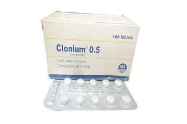Clonium 0.5 Tablet 100's pack