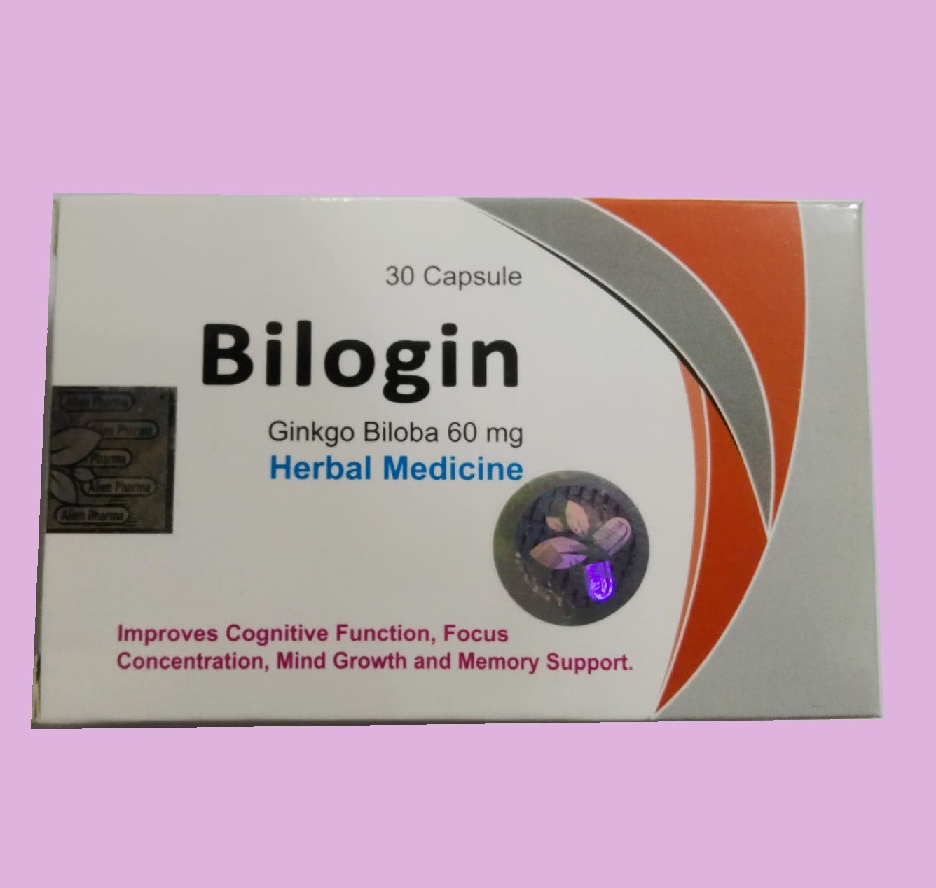 Bilogin 60 Capsule 30's pack