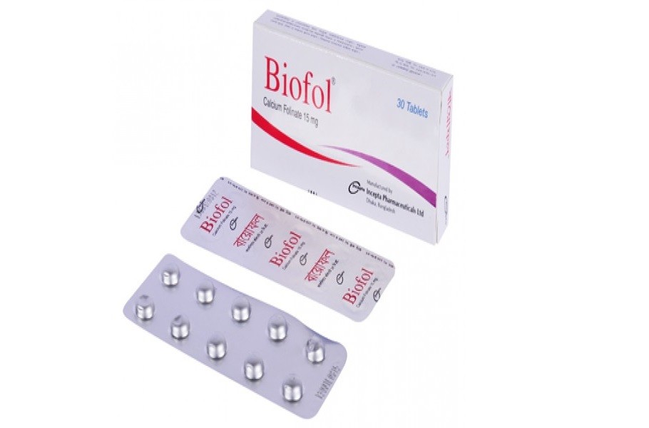 Biofol 15 Tablet 10's strip