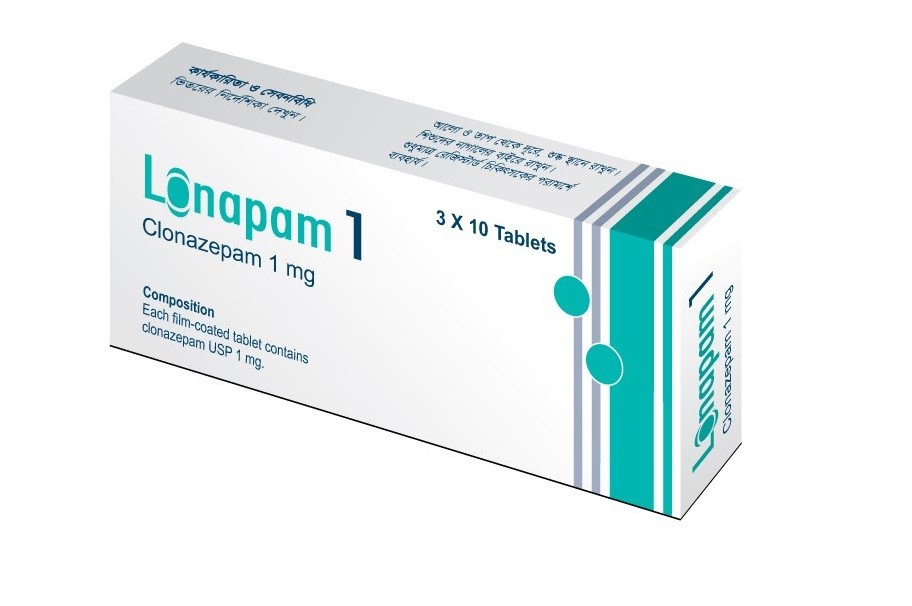 Lonapam 1 Tablet 30's pack