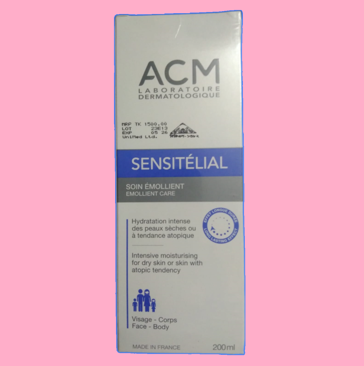 ACM SENSITELIAL EMOLLIENT CARE 200 ml