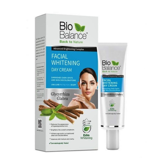 Bio Balance Facial Whitening Cream SPF 30+ 55ml