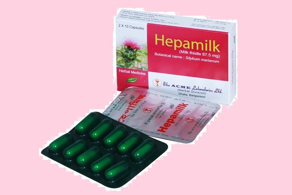 Hepamilk 140 Capsule 20's pack