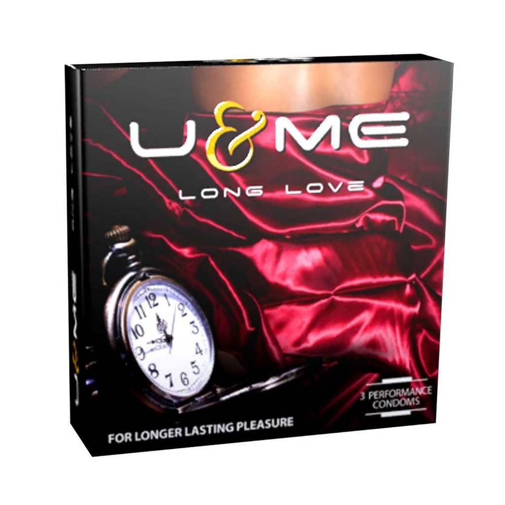 U & Me Long Love Condom 3's pack