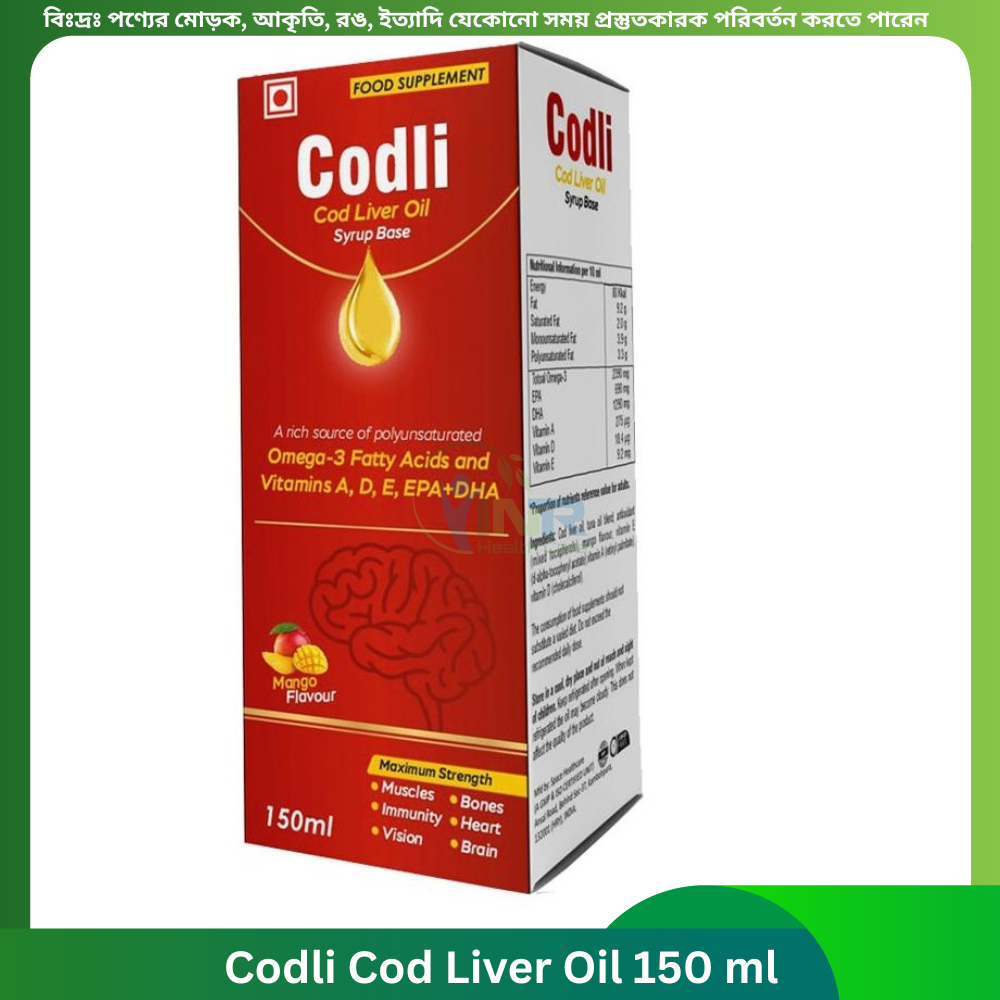 Codli Cod Liver Oil 150 ml
