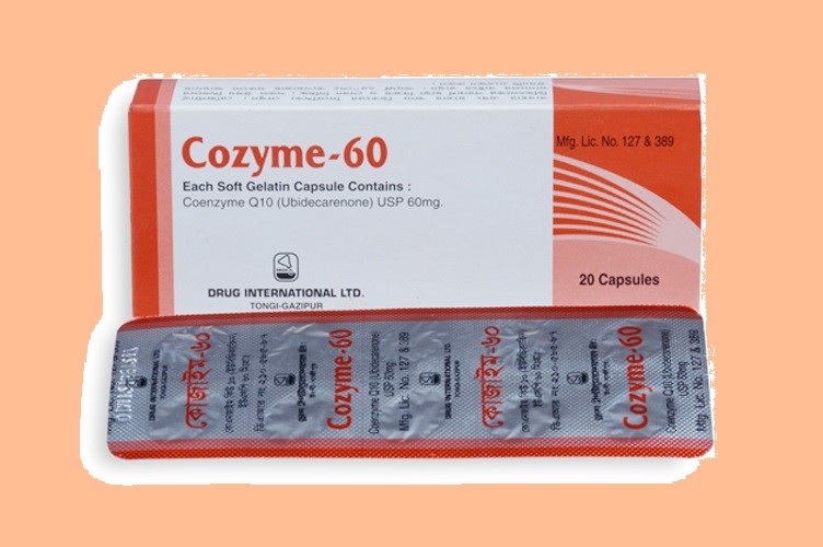 Cozyme 60 Capsule 30's pack