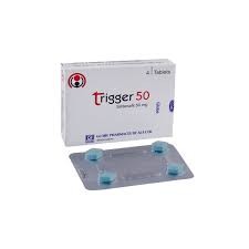 Trigger 50 mg Tablet 4's pack