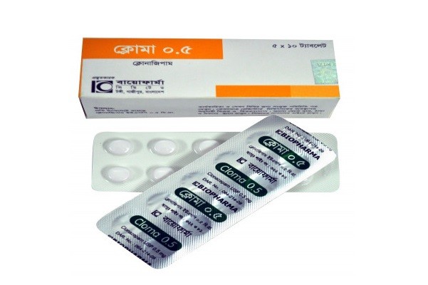 Cloma 0.5 Tablet 50's pack