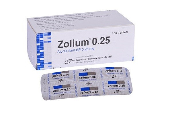 Zolium 0.25 Tablet 100's pack
