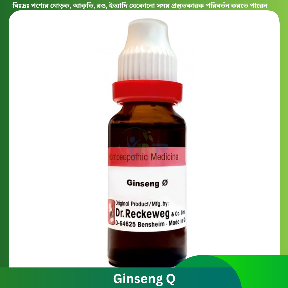 Ginseng Q Mother Tincture | Dr. Reckeweg, Germany
