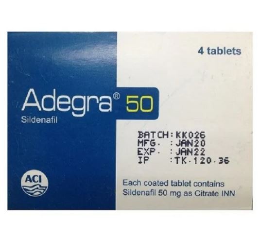Adegra 50 mg Tablet4's pack