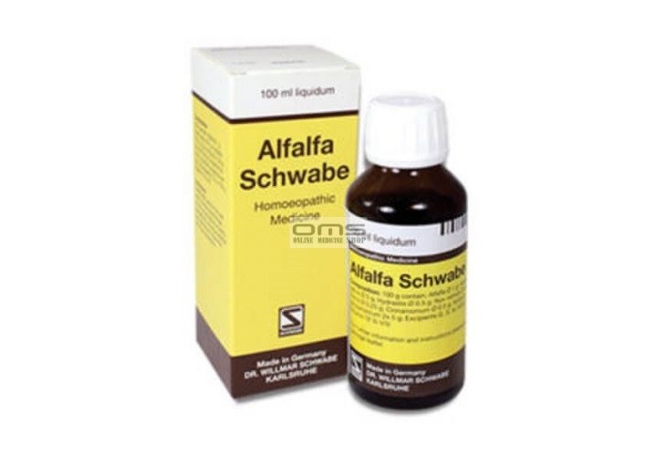 Alfalfa Schwabe Syrup 100 ml – Dr. Willmar Schwabe, Germany