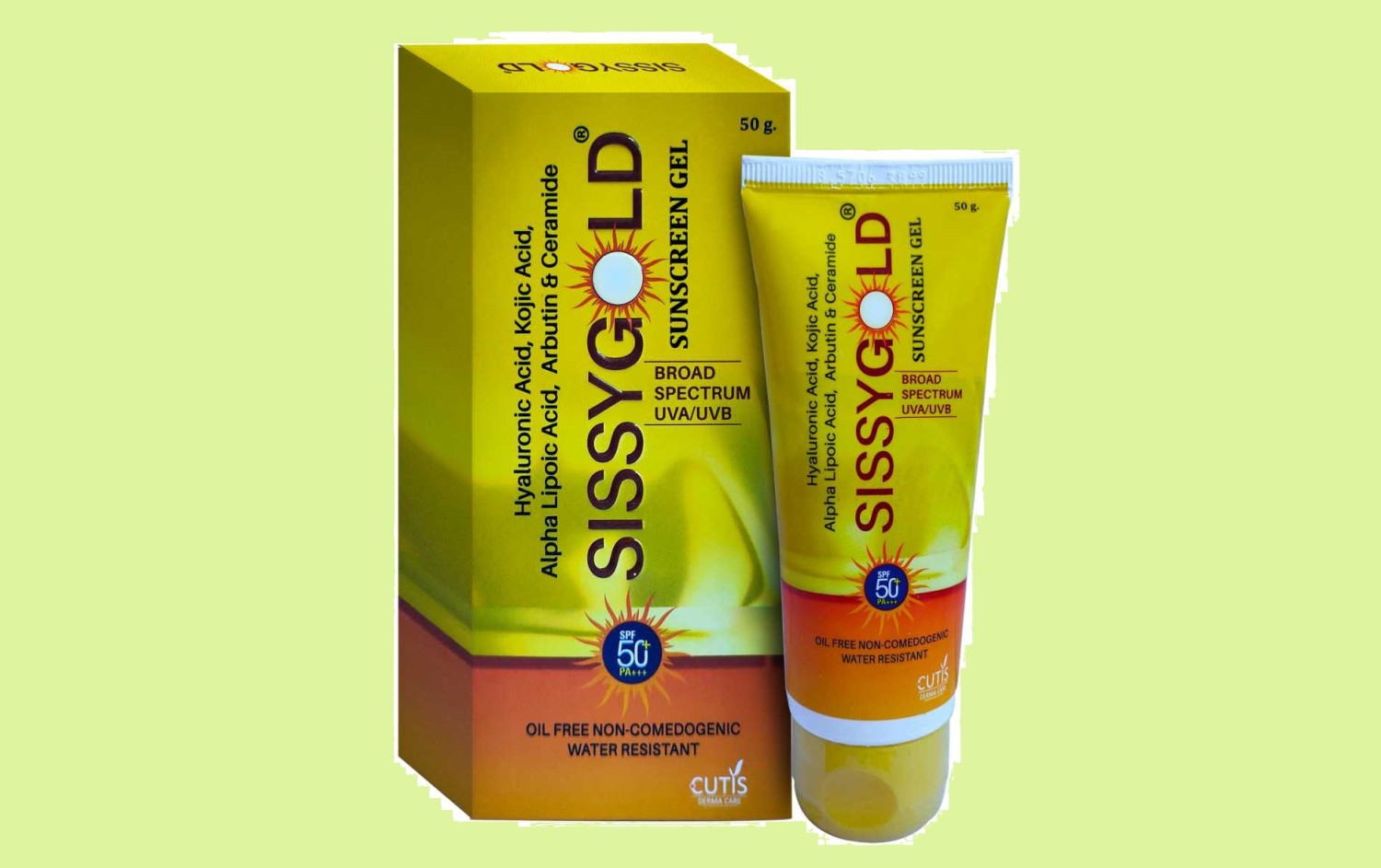 Sissygold Sunscreen Gel 50 ml