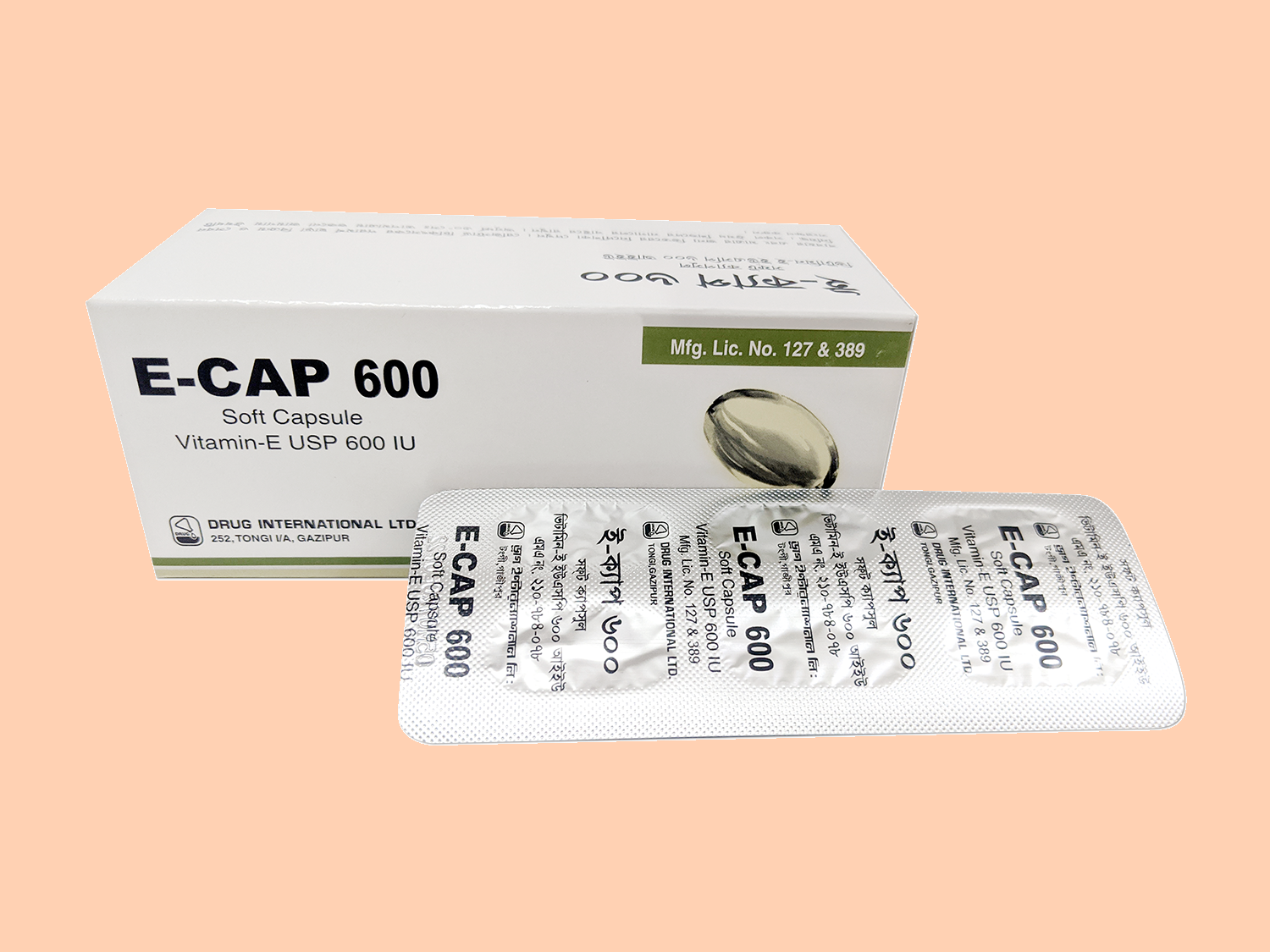 E-Cap 600 Capsule 1 pc